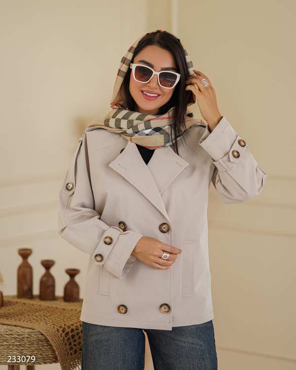 بارانی زنانه استخوانی مدل تیام السانا Elsana کد 2330